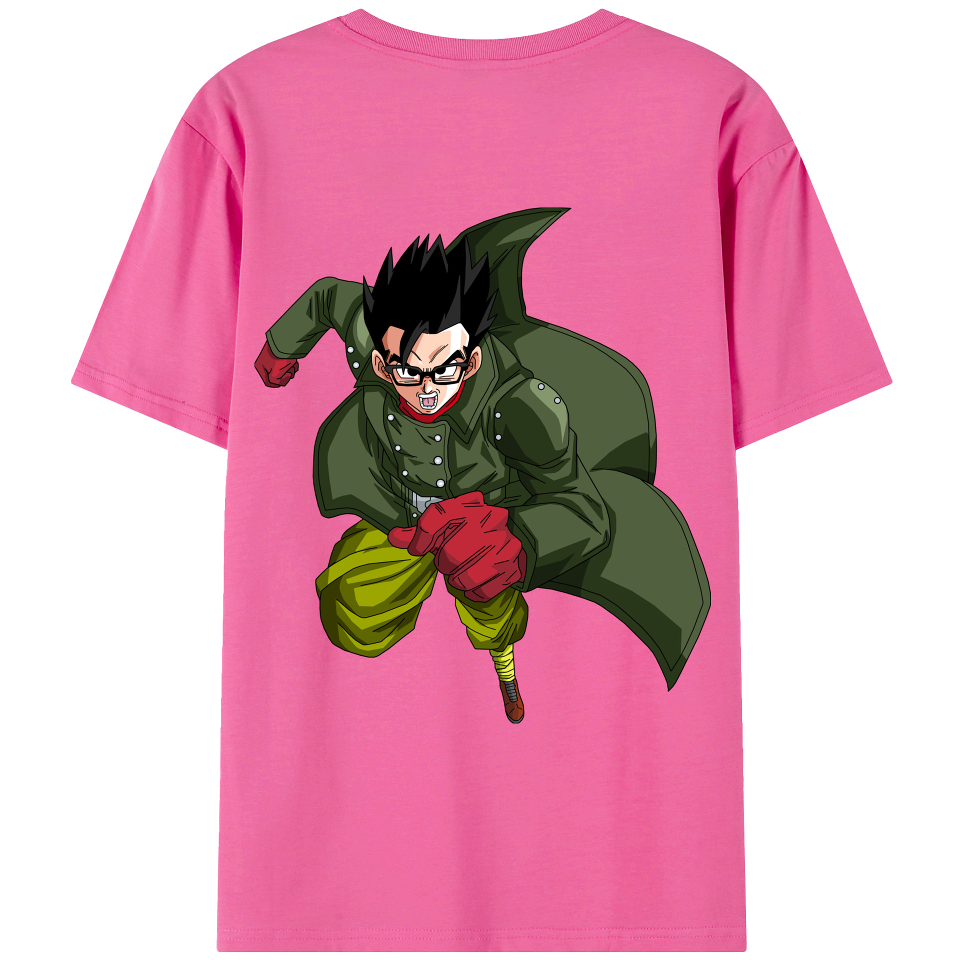 （画像用） ドラゴンボール 孫 悟飯（そんごはん）DRAGON BALL Son Gohan レディース半袖Tシャツ(バックプリント)